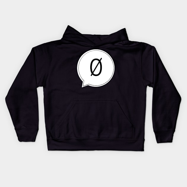 Sil Zero Media Logo Kids Hoodie by SilhouetteZeroPodcast